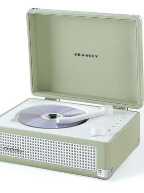 NEW IN BOX - Crosley Portable CD Player in Sage Green